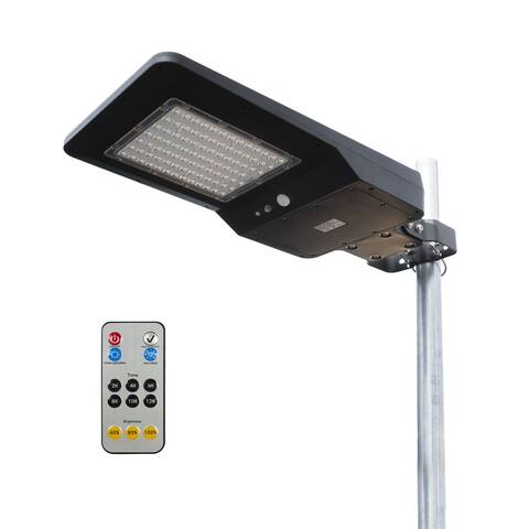 Wagan 4800 Lumens Solar Powered Street Light (Head Only) with Remote Control - BLACK