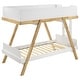 preview thumbnail 15 of 13, Frankie Mid-Century Modern Wood Twin Over Twin Bunk Bed