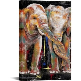 Elephant Painting Canvas Wall Art - Bed Bath & Beyond - 43254547