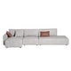 preview thumbnail 6 of 10, 145'' Leath-Aire Sofa Modern Sectional Sofa for Living Room