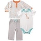 preview thumbnail 2 of 0, Yoga Sprout Baby and Toddler Unisex Cotton Hoodie, Bodysuit or Tee Top, and Pant, Giraffe Baby 18-24 Months - Giraffe