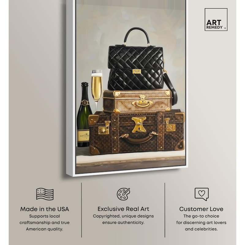 Getaway Necessities Canvas by Art Remedy