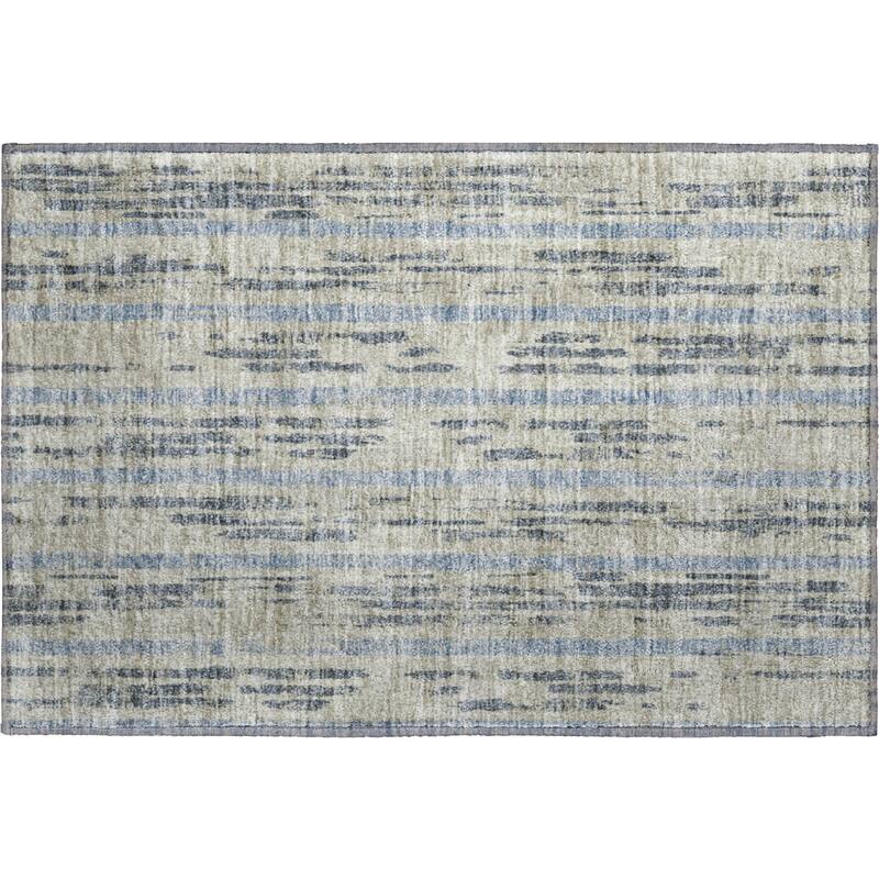 Premium Washable Super Soft Stripe Abrash Mayfield Rug