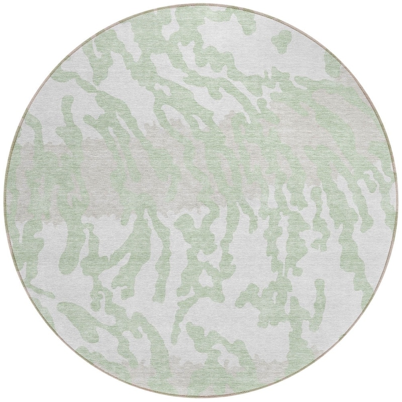 HomeRoots Animal Print Transitional Rectangle Outdoor Rug