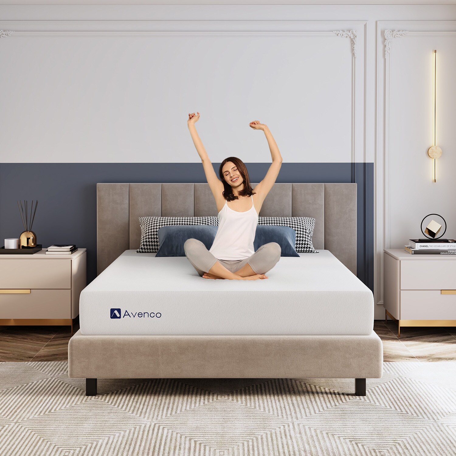 Avenco memory foam mattress discount