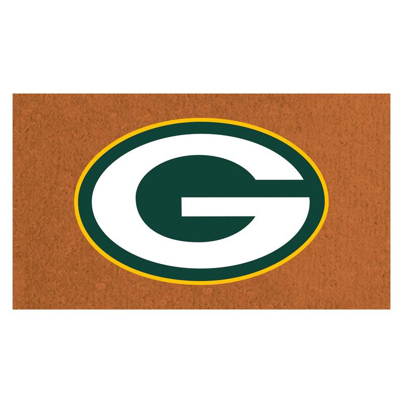 Green Bay Packers Full Color Indoor/Outdoor Coir Mat - 28" x 16"