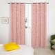 preview thumbnail 30 of 54, Deconovo Gold Star Foil Room Darkening Curtains for Kids 2 Panels