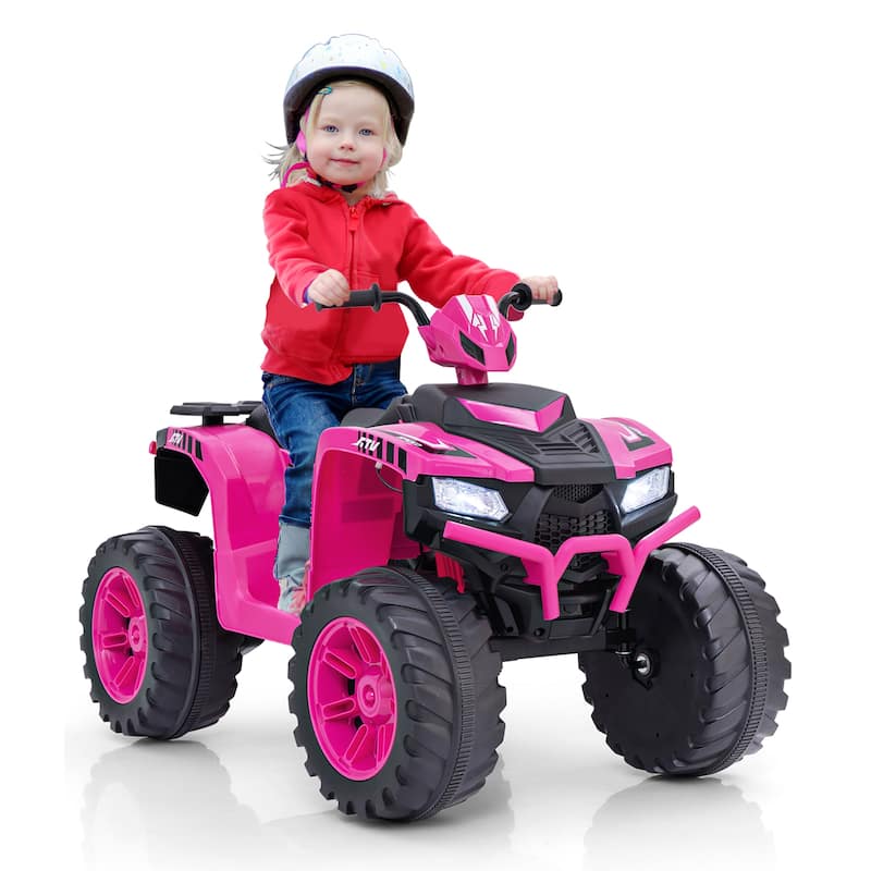 Gymax Kids Ride-On ATV 24V Battery Powered Electric Vehicle w/