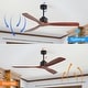 preview thumbnail 15 of 72, Sofucor 52''/60" Large Ceiling Fan without Lights, Remote Control and Reversible Motor Included, Smart Optinal