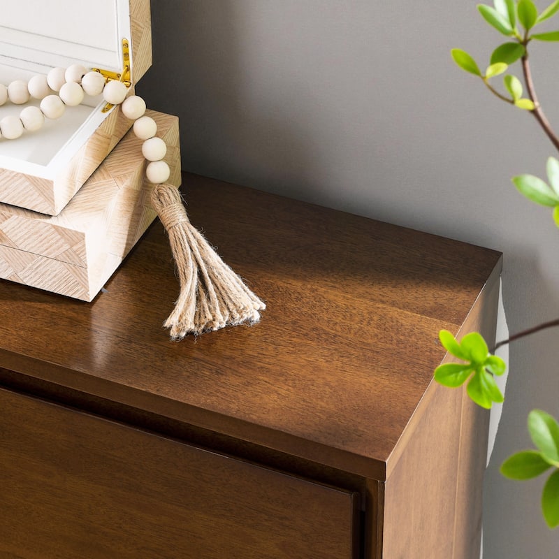 Modern Wood Grain Buffet Sideboard with 2 Outlet Holes, Storage Cabinet for Kitchen, Dining Room, Entryway
