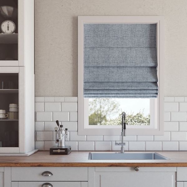 RAYMOND chousonnette シューソネット　アンサンブル Sun Zero Somerton Textured Total Blackout Cordless Roman Shade