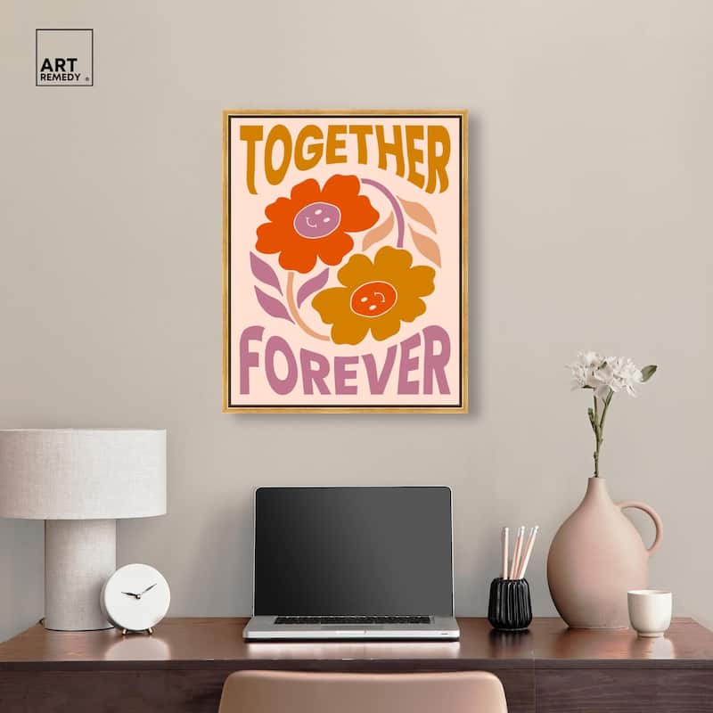 We Together Canvas by Art Remedy