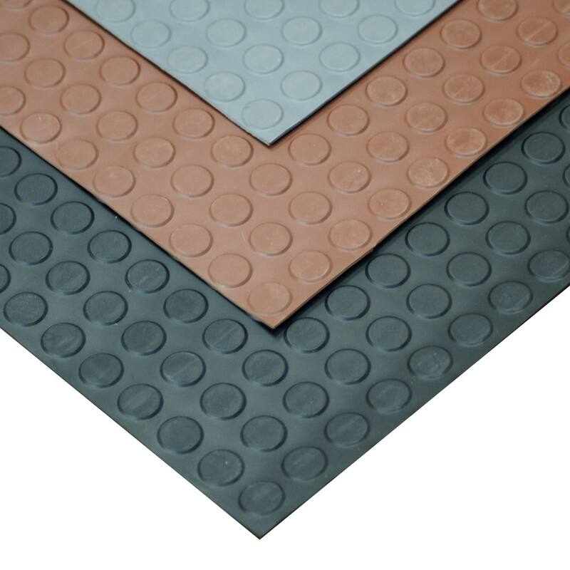 Rubber-Cal Coin-Pattern Thermoplastic Flooring