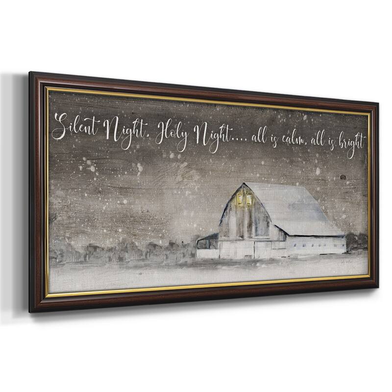 Silent Night Premium Framed Canvas- Ready to Hang