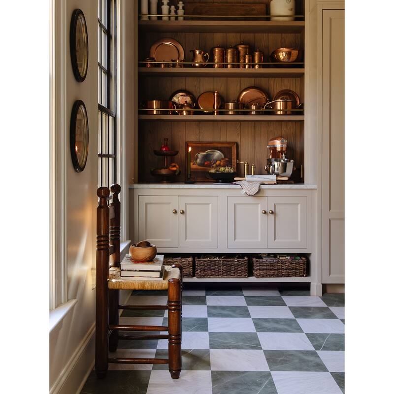 Chris Loves Julia x FloorPops Bonneville Jade Peel and Stick Floor Tiles