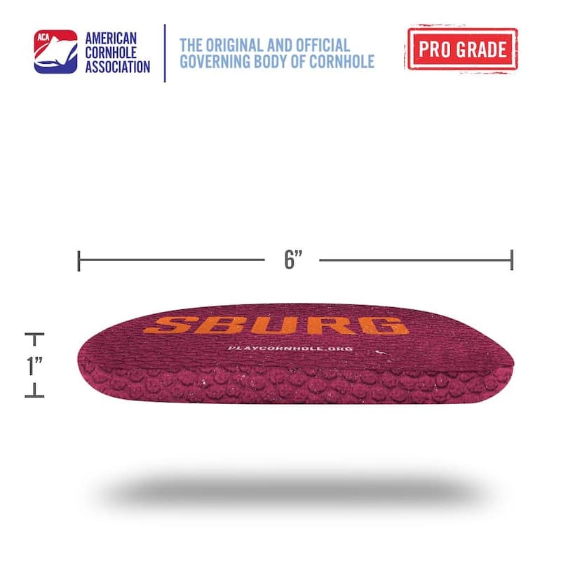 Blacksburg Maroon Dual Sided Cornhole Bags