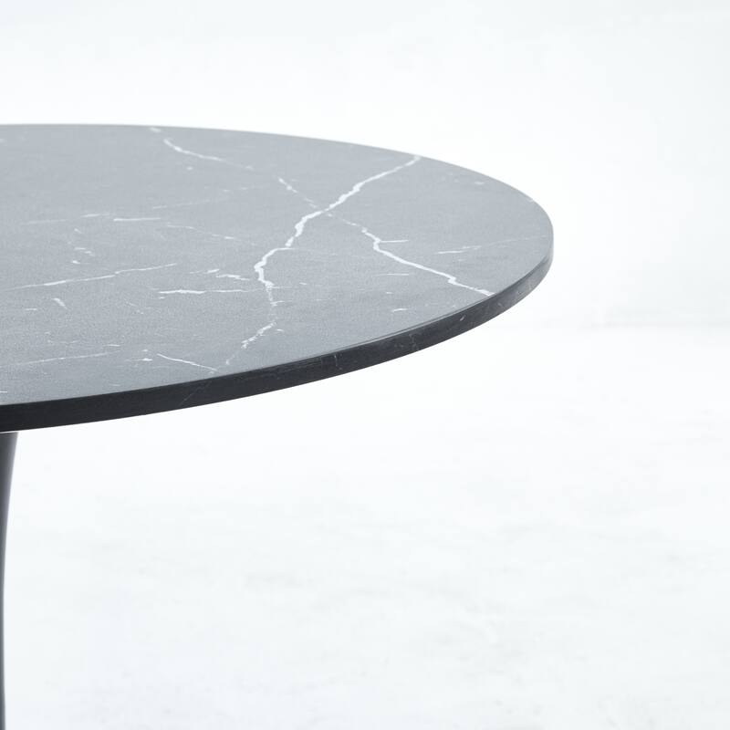 Tulip Special Dining Table,marble color top,MDF Table,Kitchen Table,exective desk