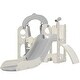 preview thumbnail 27 of 43, Toddler Slide and Swing Set 5 in 1, Kids Playground Climber Slide Playset with Telescope, Freestanding Combination for Babies