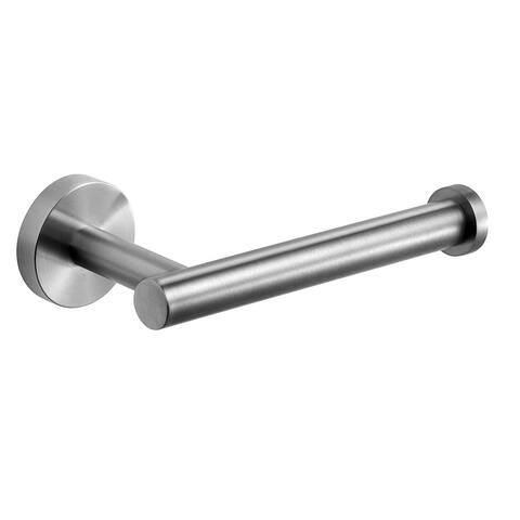 Wall Mounted Single Arm Toilet Paper Holder in Stainless Steel