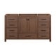 preview thumbnail 2 of 27, Avanity Modero 60 in. Single Bathroom Vanity Cabinet - 60"W x 21"D x 34"H Mocha Oak