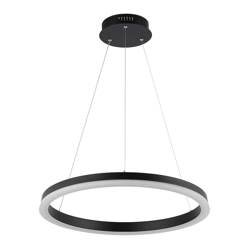 Kinsley Modern Bohemian Iron Integrated LED Pendant by JONATHAN Y