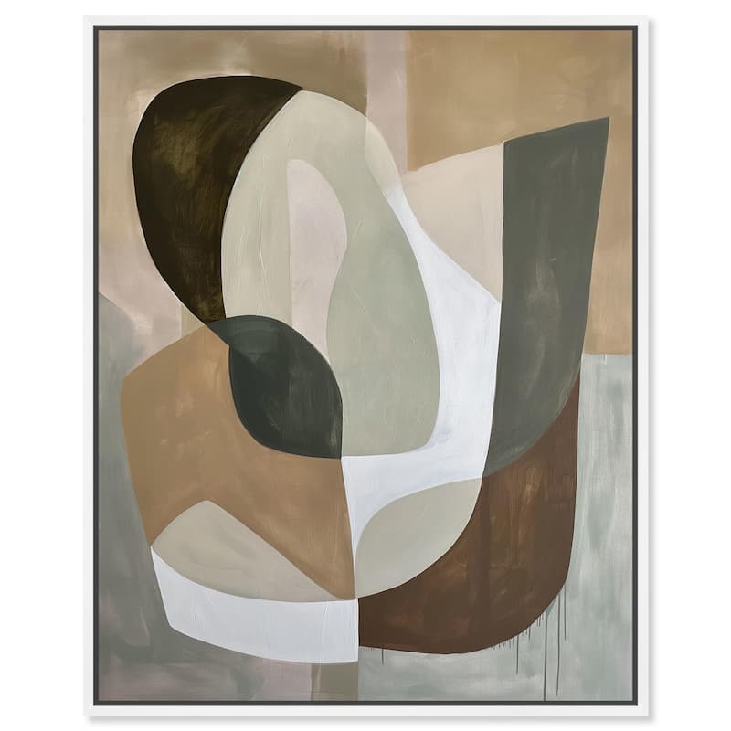 Soft Reverberations II Canvas by Art Remedy - 24" x 30" - White