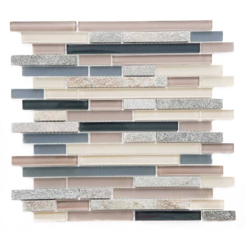 The Tile Life Victory Brick 1x3 Glass Backsplash Wall Tile