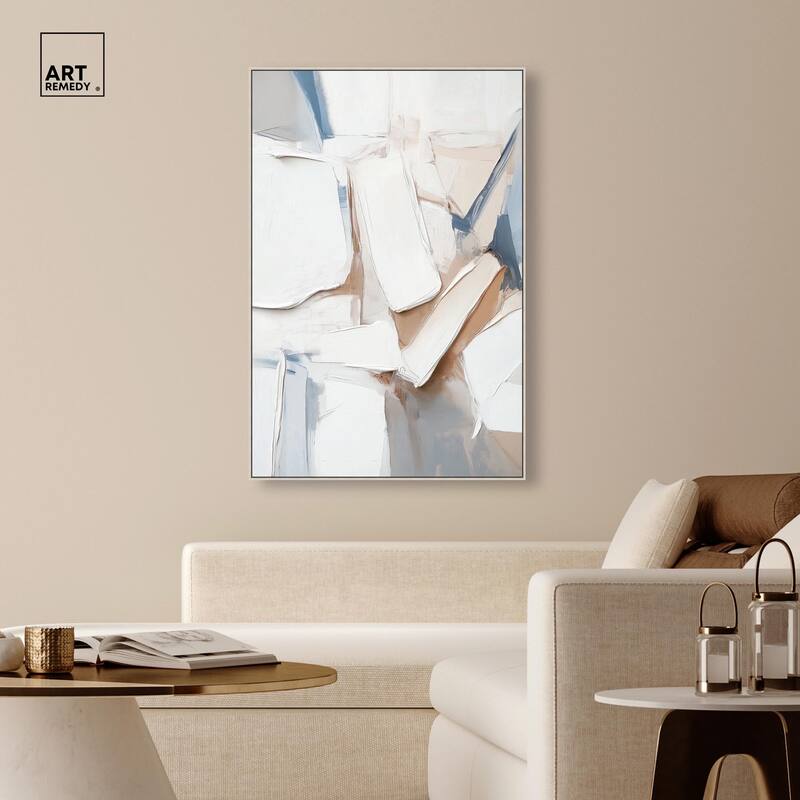Bone and Beige II Canvas by Art Remedy