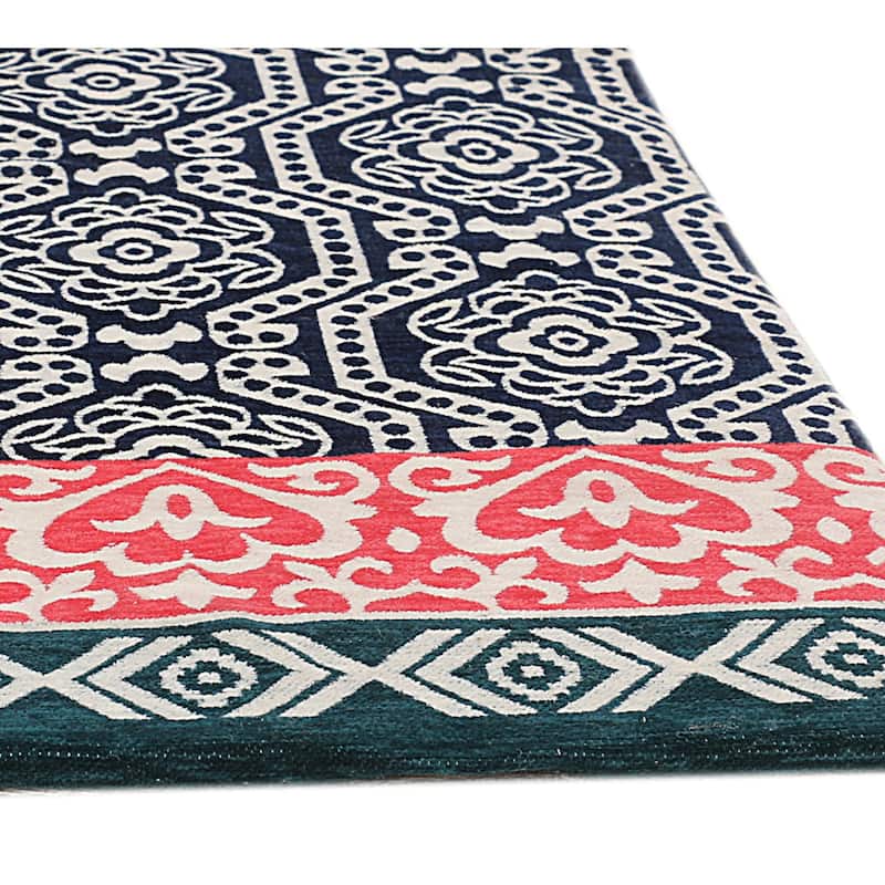 RugSmith Multi Colorblock Geometric Anti-Fatigue Kitchen Mat, 20" x 36" - 20" x 36"