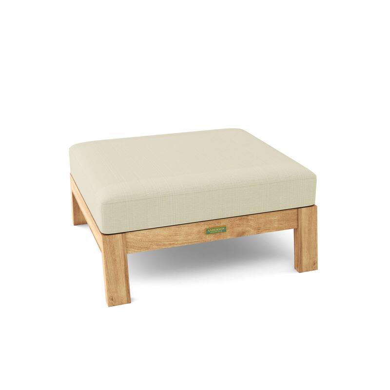 Palermo Ottoman - Linen Antique Beige