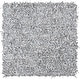 preview thumbnail 32 of 90, SAFAVIEH Handmade Leather Shag Alois Modern Rug 5' Square - Grey/White - Square