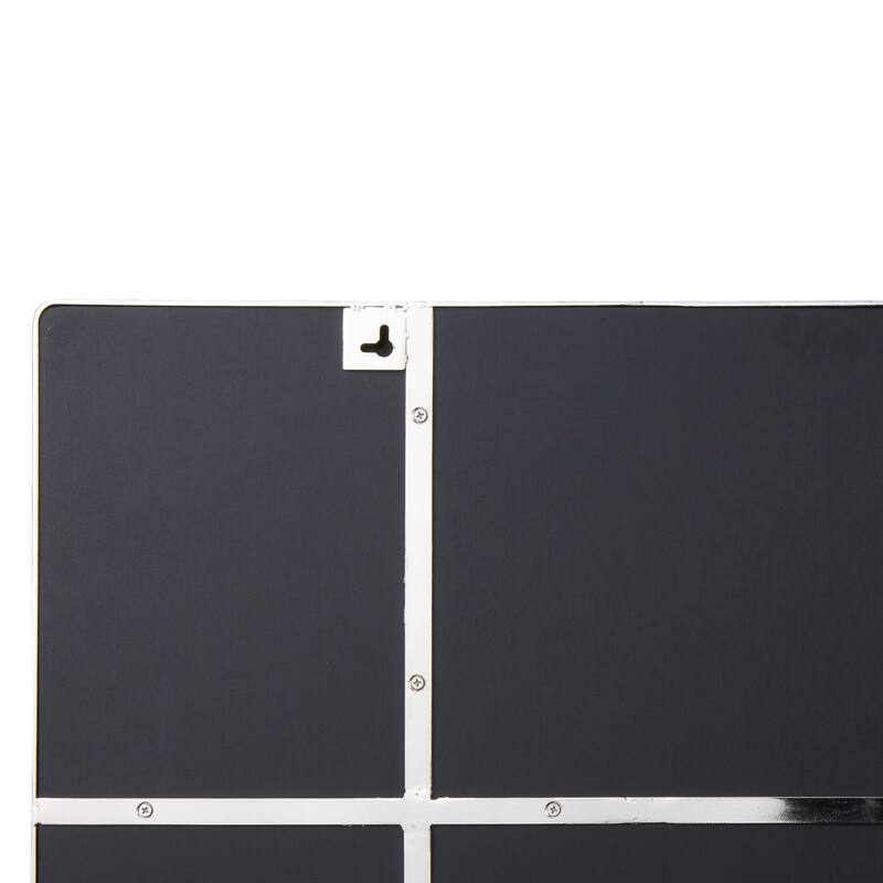 Varaluz Kye Vertical Rounded Rectangular Wall Mirror - Polished Nickel