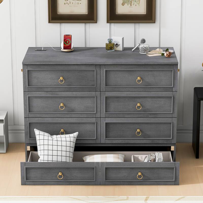 Murphy Bed with Storage and Large Drawers