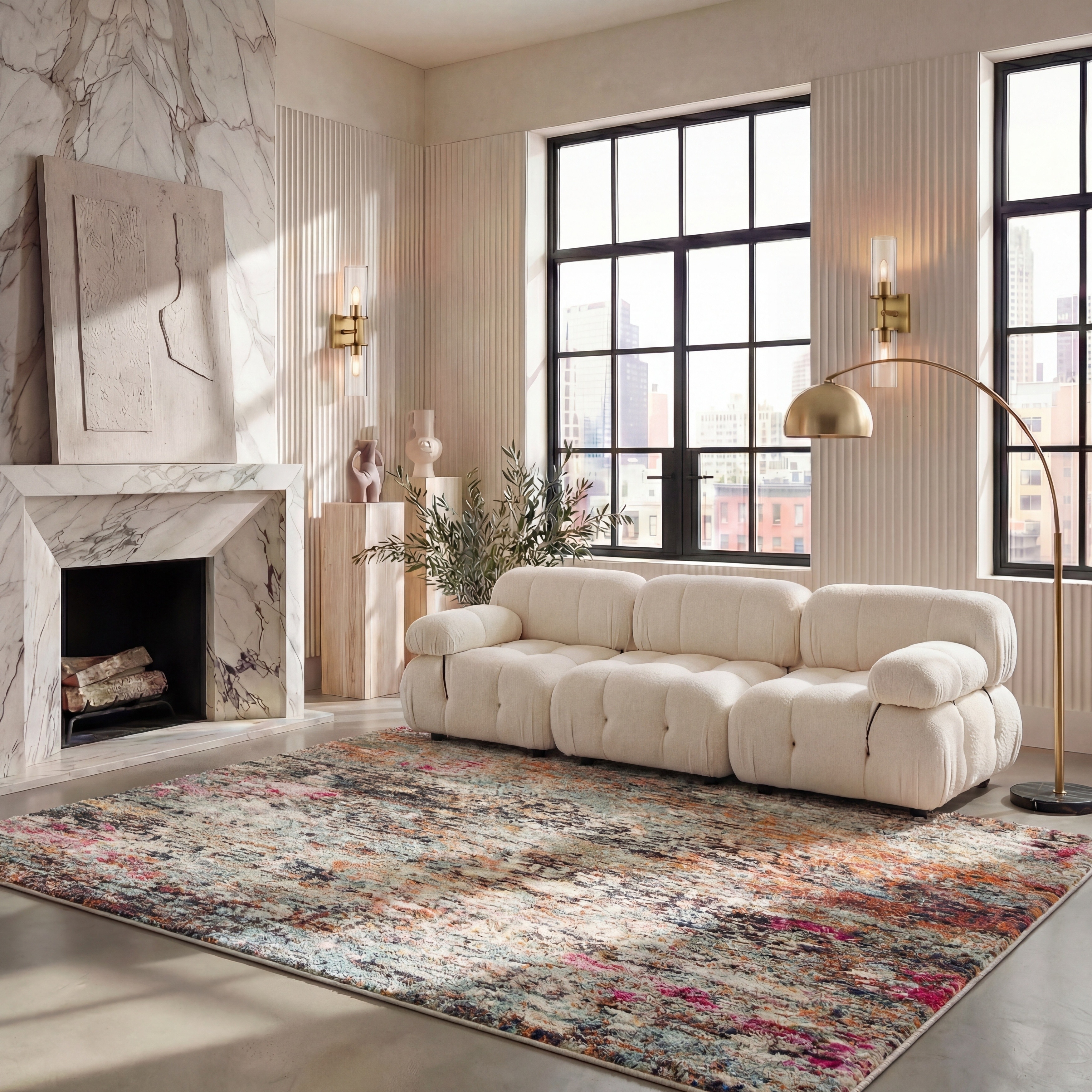 SAFAVIEH Madison Coleen Modern Abstract Rug - On Sale - Overstock