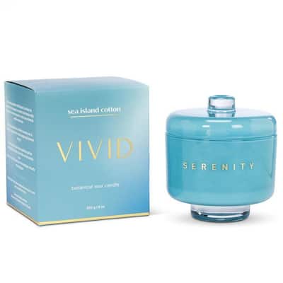 Sea Island Cotton In Pedestal Jar Candle