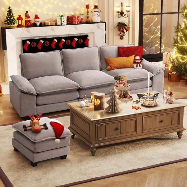 Deep seat sofa sectional sale