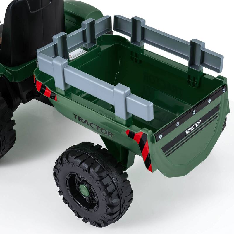 Costway 24V Ride On Tractor for Kids with Detachable Trailer Remote - See Details