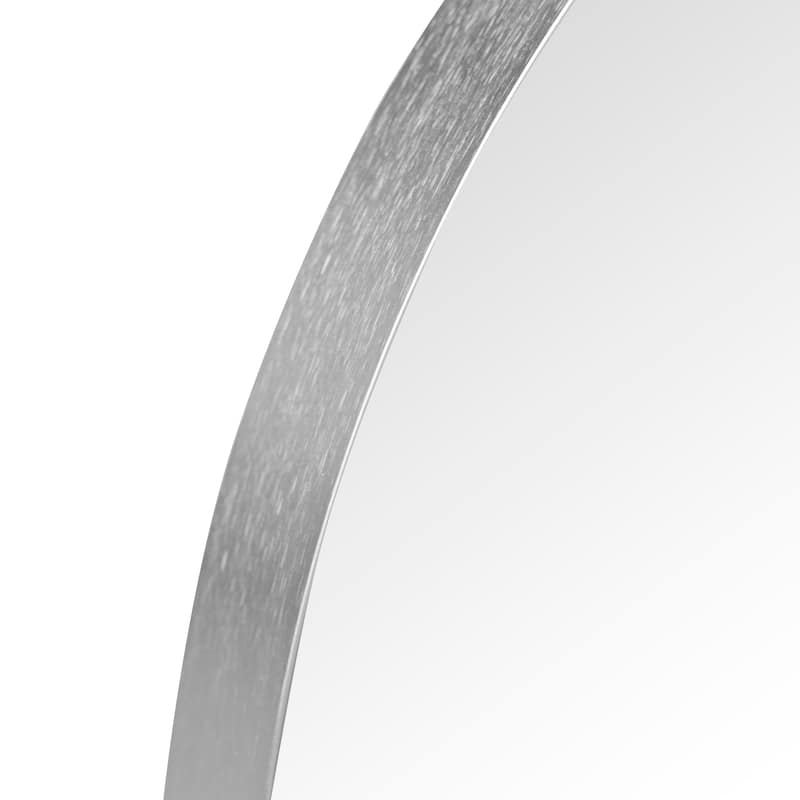 JONATHAN Y Medium Arched Metal Framed Wall Mounted Mirror - 36 H x 24 W x 1.5 D