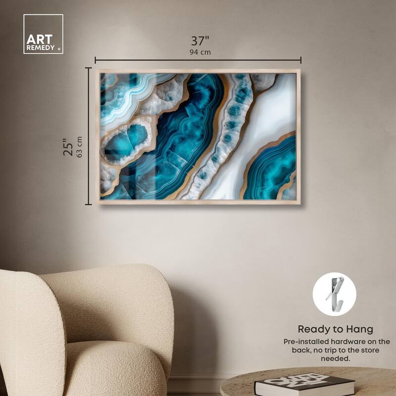 Opaline Undulation Shadowbox by Art Remedy