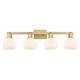 Option Brushed Brass / Matte White