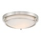preview thumbnail 10 of 8, Meridian M60019 2 Light 13" Wide Flush Mount Bowl Ceiling Fixture