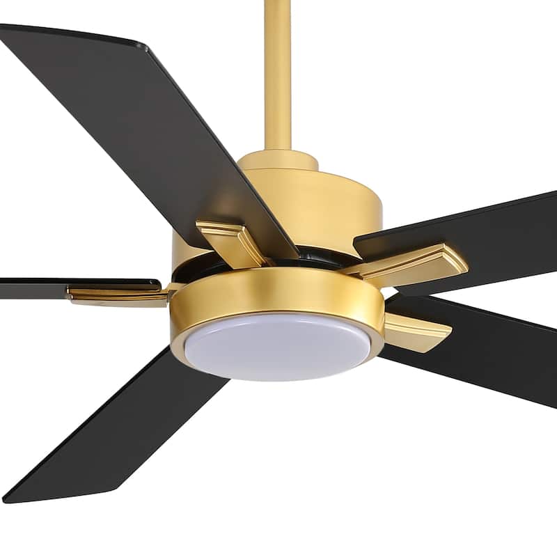 52 inch 5 Blade LED Ceiling Fan with Remote and Light Kit
