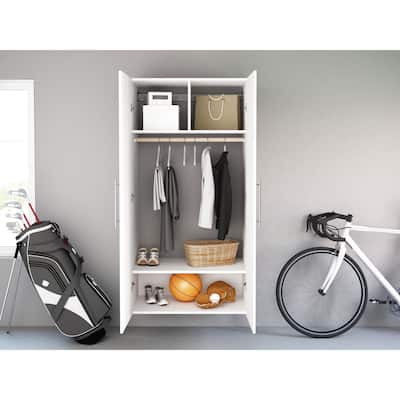Prepac 36" HangUps Wardrobe Cabinet - 36" W x 72" H x 20"