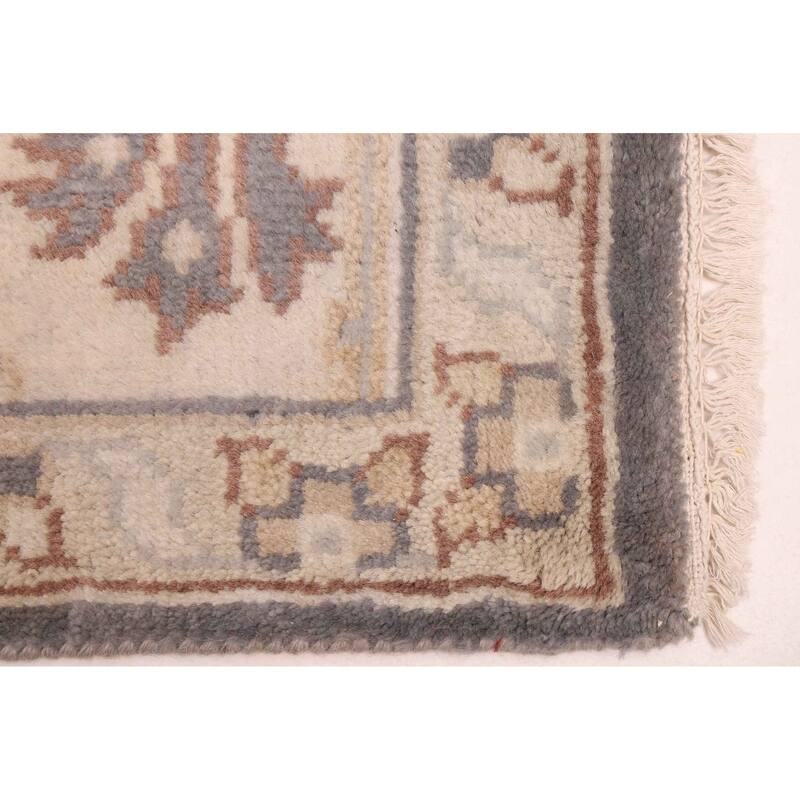 ECARPETGALLERY Hand-knotted Royal Oushak Dark Grey Wool Rug - 8'2 x 10'0