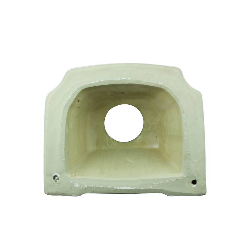 White Pedestal Sink Porcelain Leg Part 26.75" H Basin Leg Support Renovators Supply