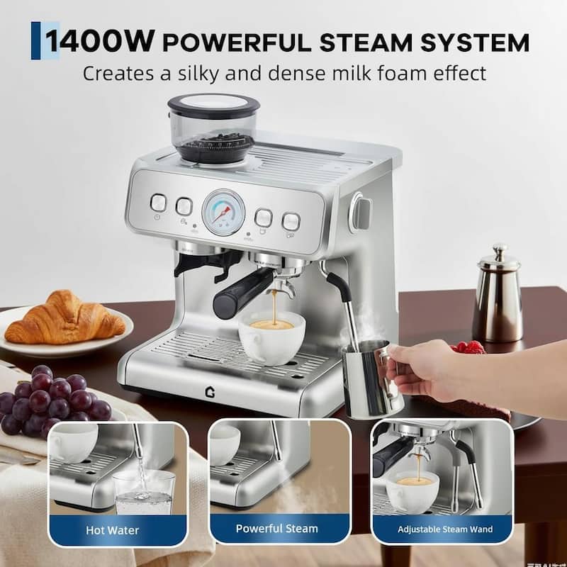 Espresso Machine, with Grinder