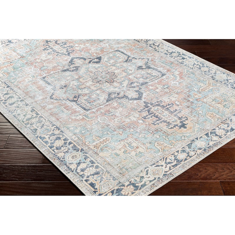 Livabliss Kemer Traditional Washable Area Rug