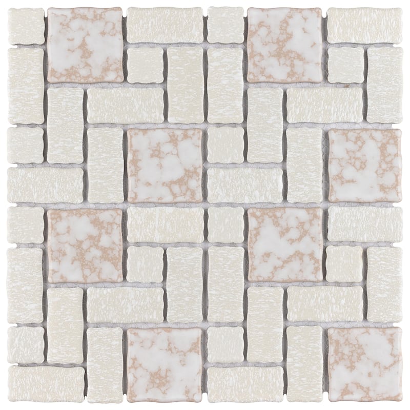 Merola Tile Academy Bone 11-7/8" x 11-7/8" Porcelain Floor and Wall Tile