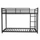 preview thumbnail 21 of 23, Heavy Duty Metal Twin over Twin Bunk Bed with Noise Reduction and Safety Guardrail, Convertible to 2 Beds, 12" Under-Bed Storage