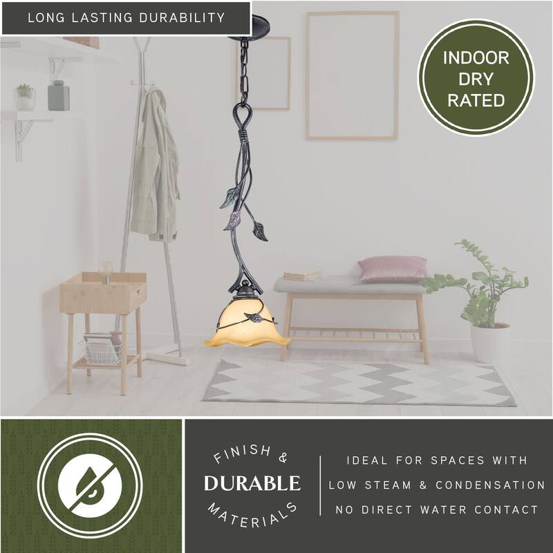 Vaxcel Lighting Vine 1 Light Mini Pendant